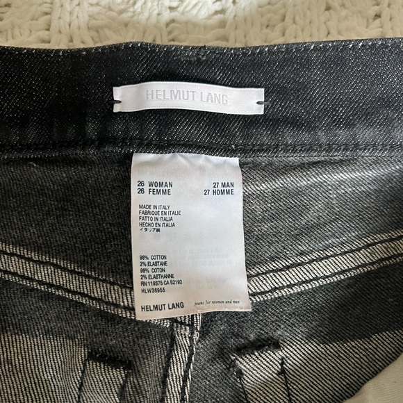 Helmut Lang high rise straight leg jeans - Picture 4 of 5